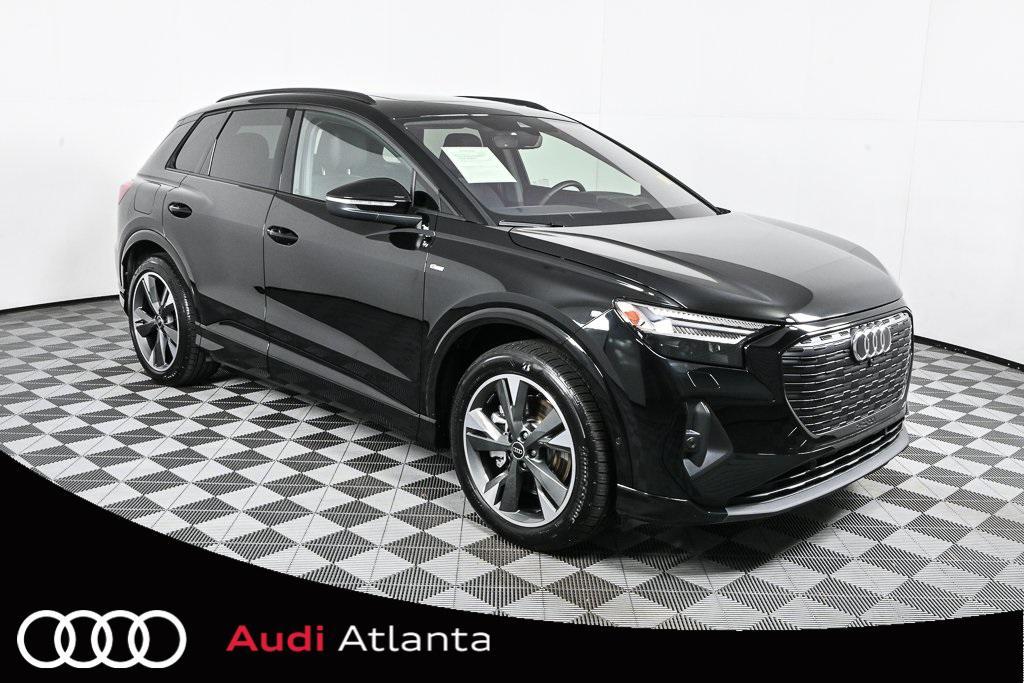 used 2024 Audi Q4 e-tron car, priced at $39,995