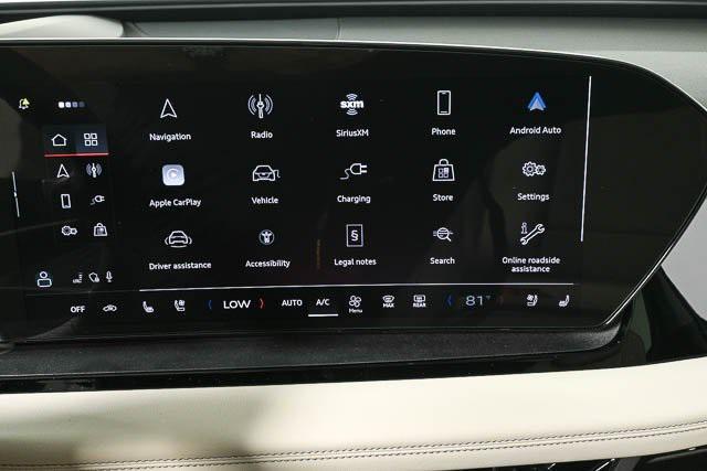 new 2025 Audi Q6 e-tron car, priced at $75,085