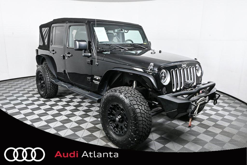 used 2016 Jeep Wrangler Unlimited car, priced at $21,495