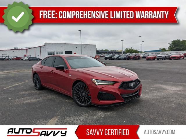 used 2021 Acura TLX car, priced at $33,400