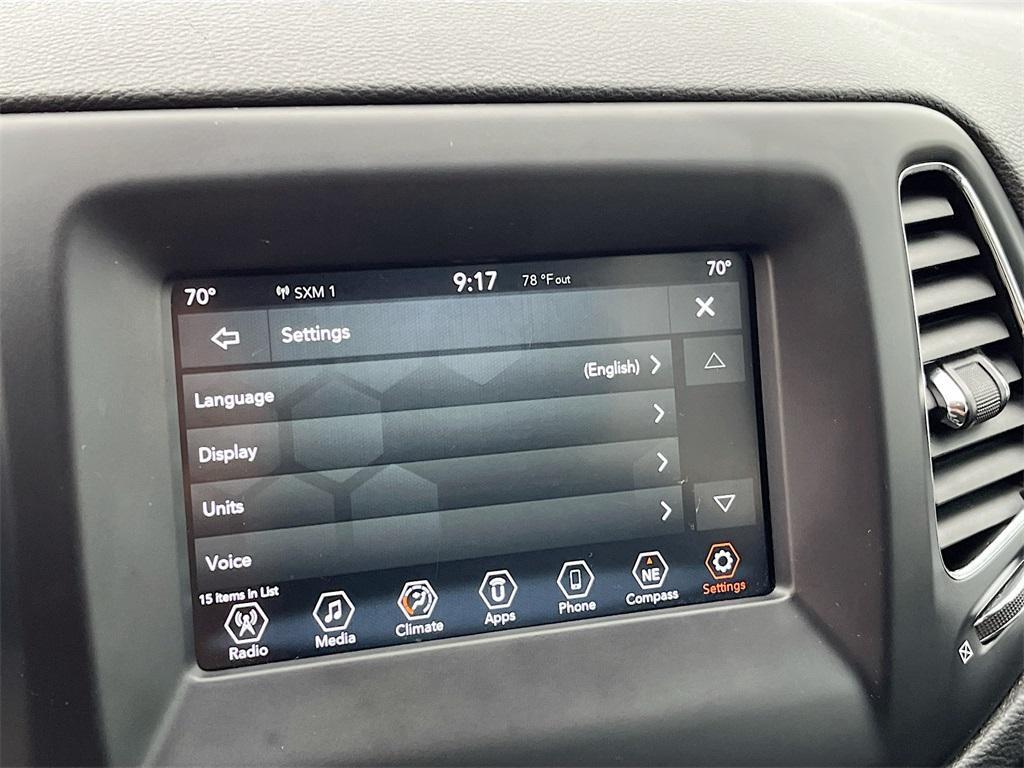 used 2021 Jeep Compass car, priced at $17,000