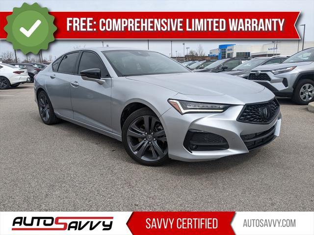 used 2023 Acura TLX car, priced at $33,000