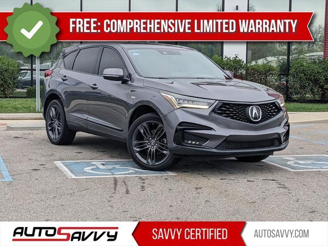 used 2021 Acura RDX car, priced at $27,500