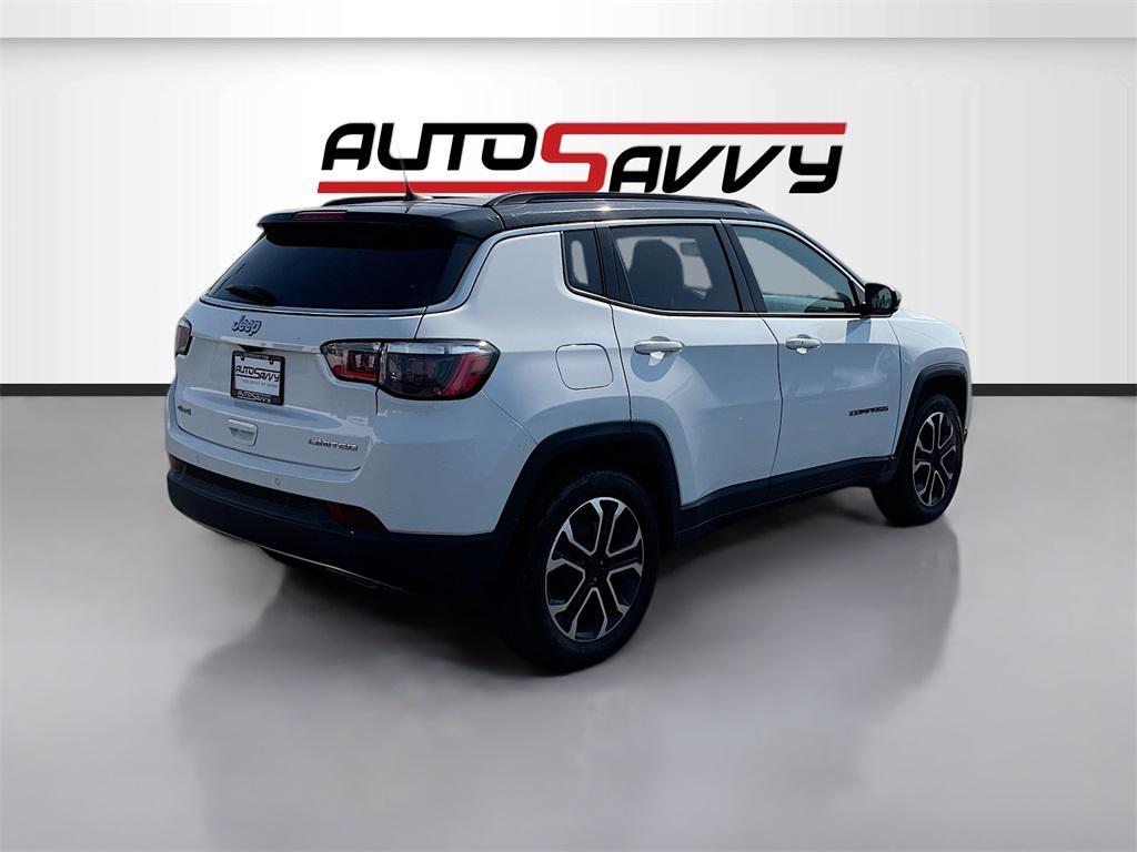 used 2023 Jeep Compass car, priced at $22,300