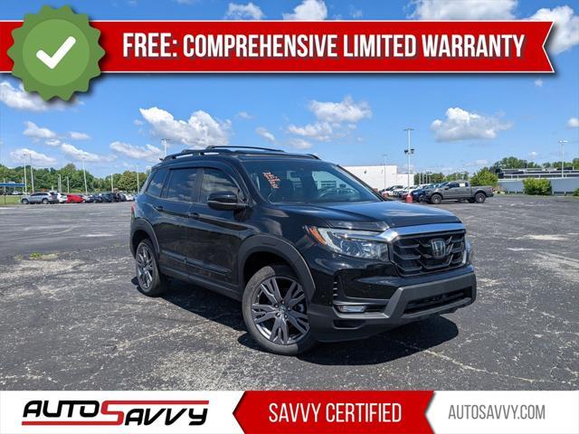 used 2022 Honda Passport car, priced at $27,600