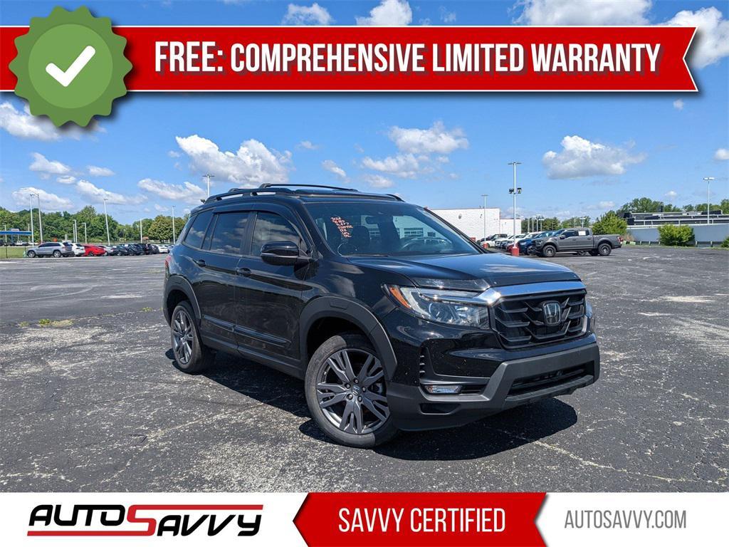 used 2022 Honda Passport car, priced at $27,600