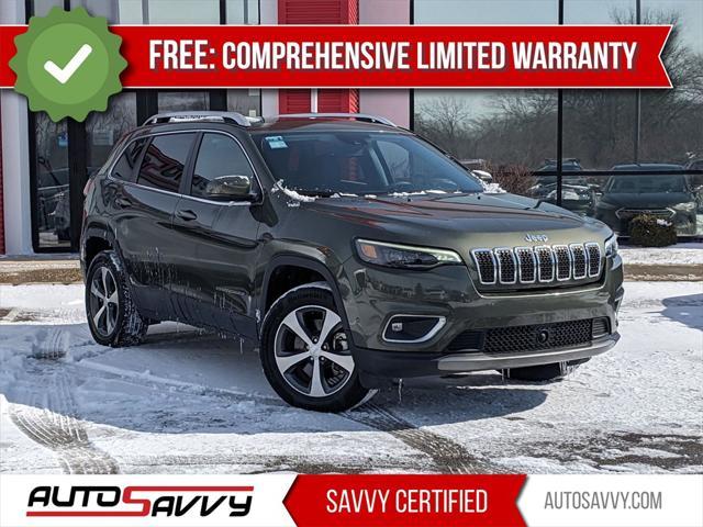 used 2021 Jeep Cherokee car, priced at $18,700