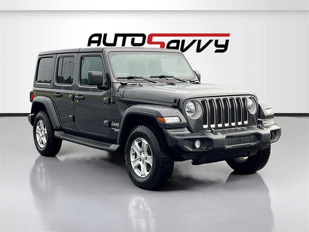 used 2019 Jeep Wrangler Unlimited car, priced at $22,200