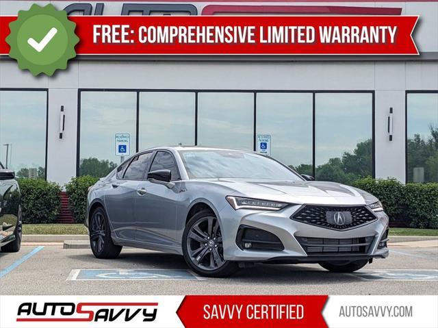 used 2023 Acura TLX car, priced at $33,000