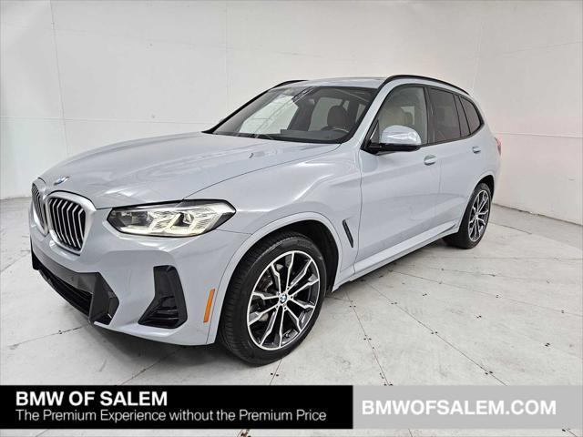 used 2022 BMW X3 car, priced at $36,200