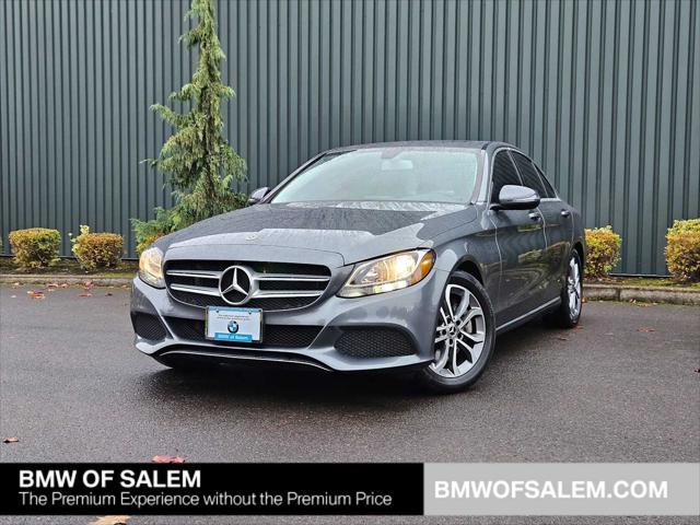 used 2018 Mercedes-Benz C-Class car, priced at $24,996