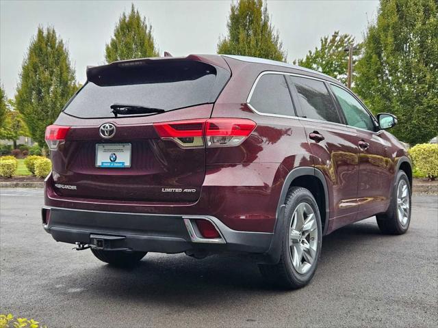 used 2019 Toyota Highlander car, priced at $29,980