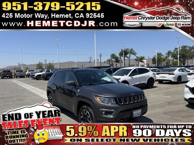 used 2021 Jeep Compass car, priced at $17,948