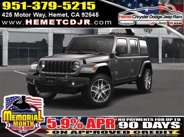 new 2024 Jeep Wrangler 4xe car, priced at $41,087