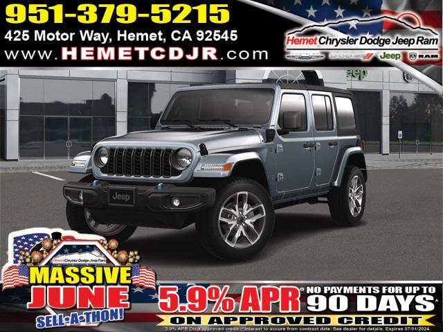 new 2024 Jeep Wrangler 4xe car, priced at $42,602