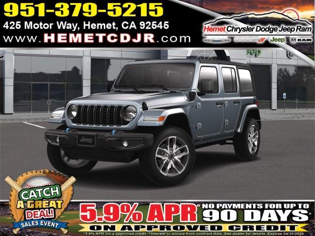 new 2024 Jeep Wrangler 4xe car, priced at $49,520