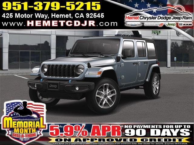 new 2024 Jeep Wrangler 4xe car, priced at $42,185