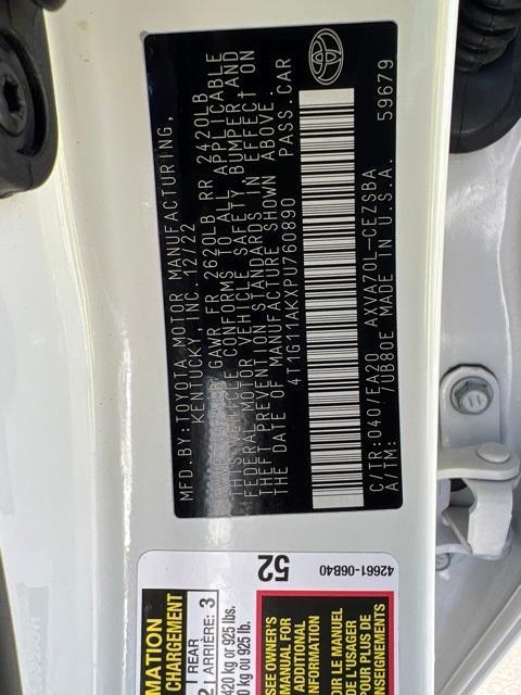 used 2023 Toyota Camry car, priced at $26,619