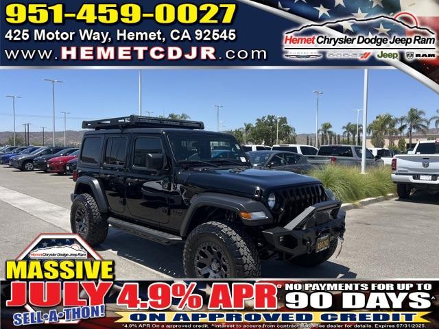 used 2021 Jeep Wrangler Unlimited car, priced at $27,822