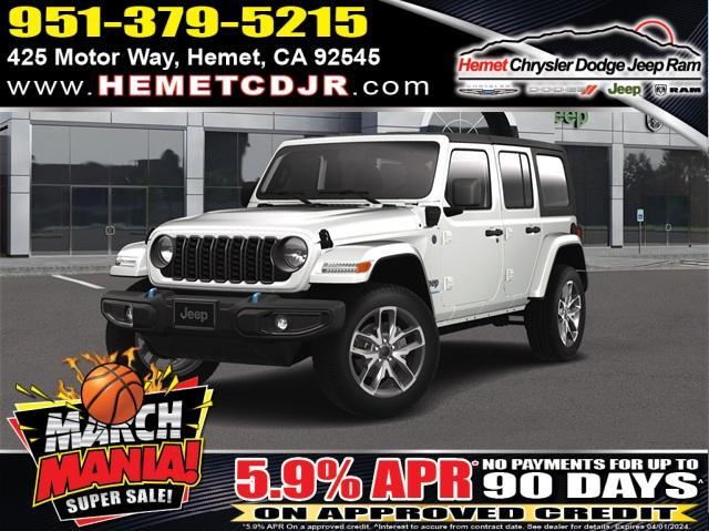 new 2024 Jeep Wrangler 4xe car, priced at $40,818