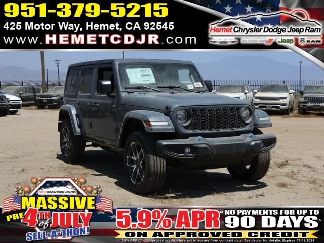 new 2024 Jeep Wrangler 4xe car, priced at $42,602