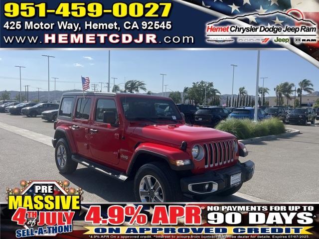 used 2021 Jeep Wrangler Unlimited car, priced at $32,998