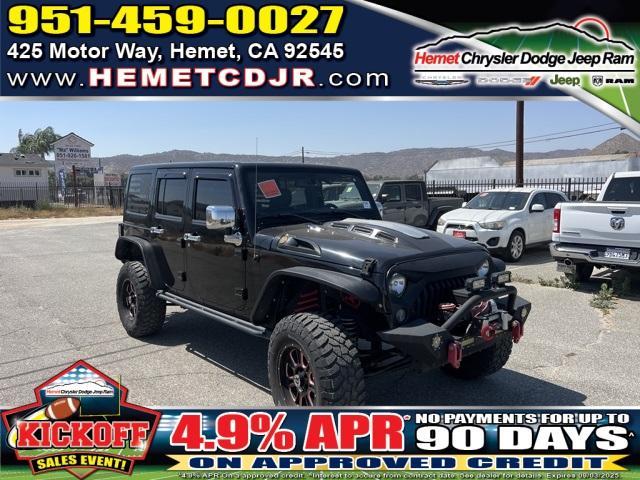 used 2016 Jeep Wrangler Unlimited car, priced at $18,988
