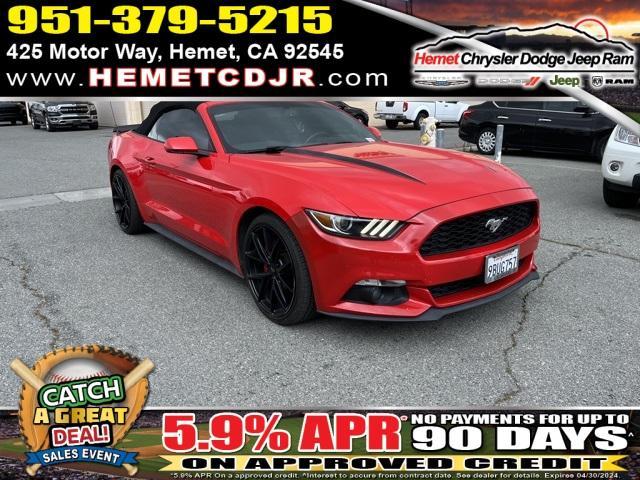 used 2016 Ford Mustang car, priced at $16,291
