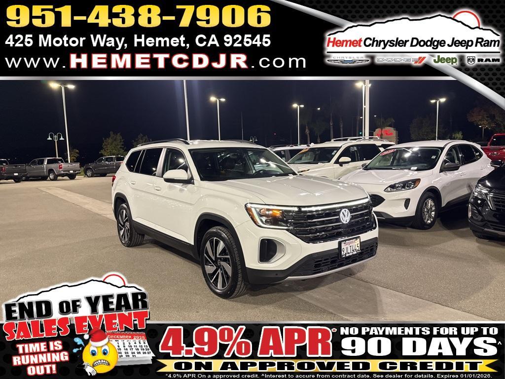 used 2024 Volkswagen Atlas car, priced at $28,601