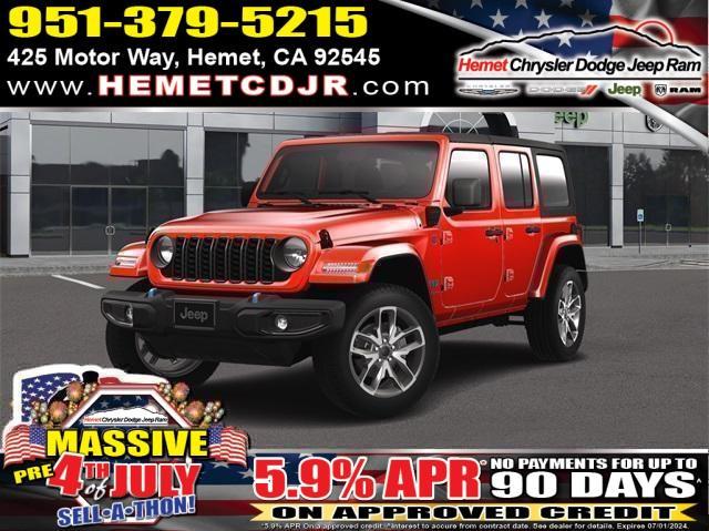new 2024 Jeep Wrangler 4xe car, priced at $40,912
