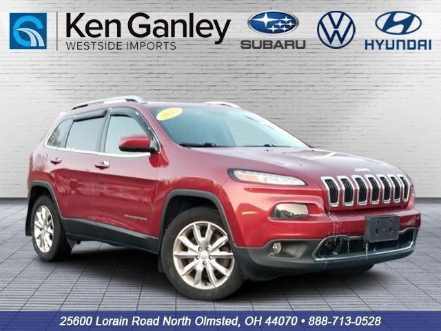 used 2017 Jeep Cherokee car, priced at $16,000