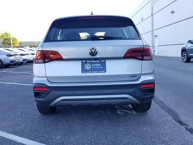 used 2023 Volkswagen Taos car, priced at $22,100