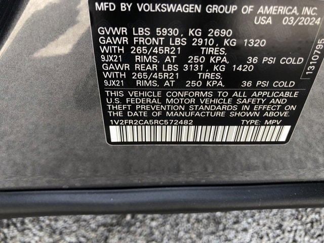 new 2024 Volkswagen Atlas car, priced at $54,561