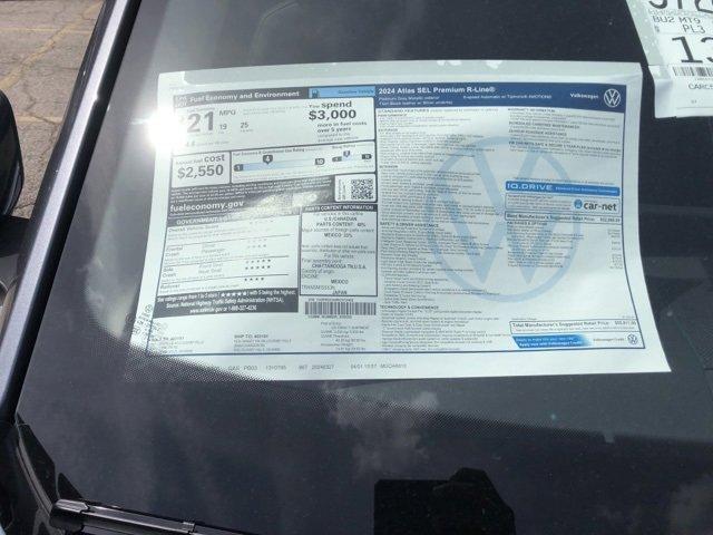 new 2024 Volkswagen Atlas car, priced at $54,561
