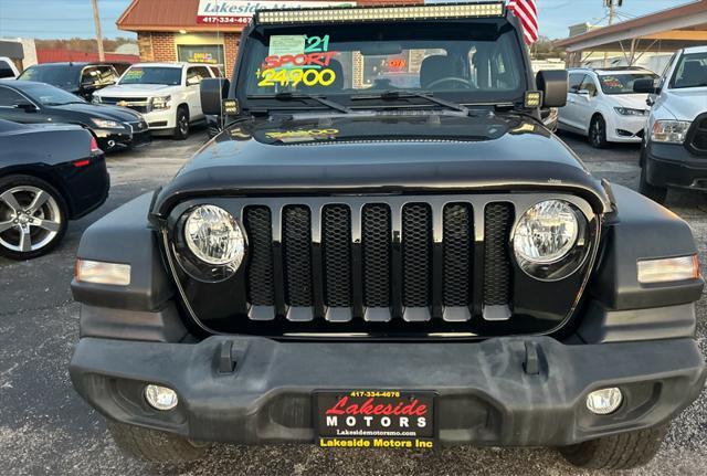 used 2021 Jeep Wrangler car, priced at $24,900