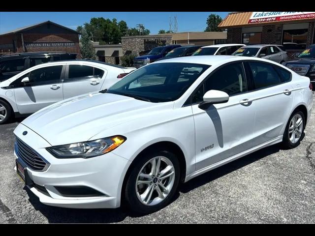used 2018 Ford Fusion Hybrid car, priced at $13,850