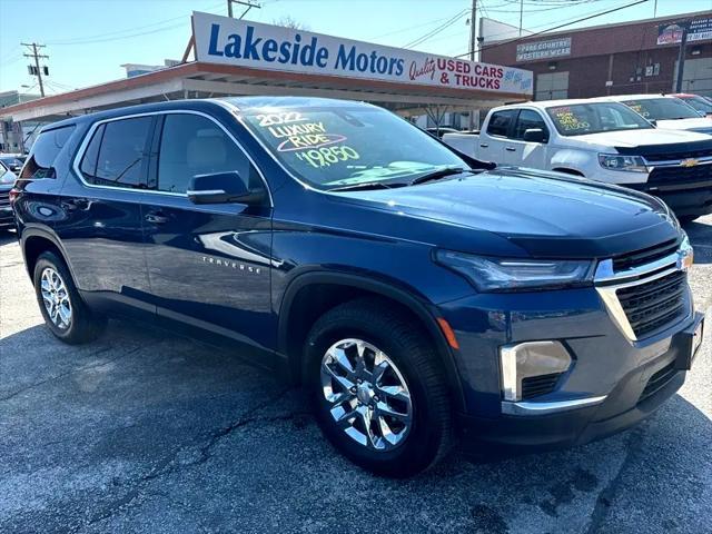 used 2022 Chevrolet Traverse car, priced at $19,850