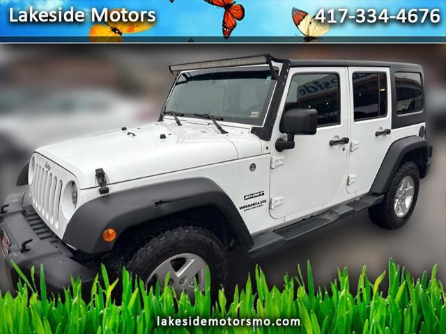 used 2016 Jeep Wrangler Unlimited car, priced at $16,850