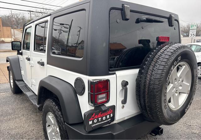 used 2016 Jeep Wrangler Unlimited car, priced at $17,850