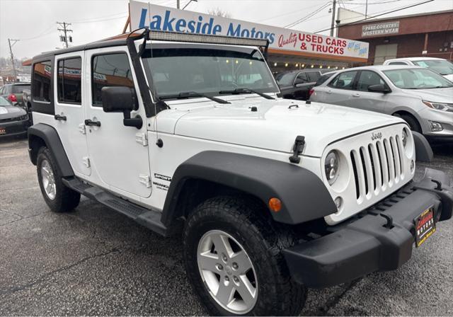 used 2016 Jeep Wrangler Unlimited car, priced at $17,850