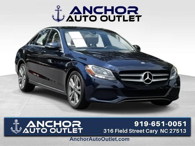 used 2018 Mercedes-Benz C-Class car, priced at $15,995