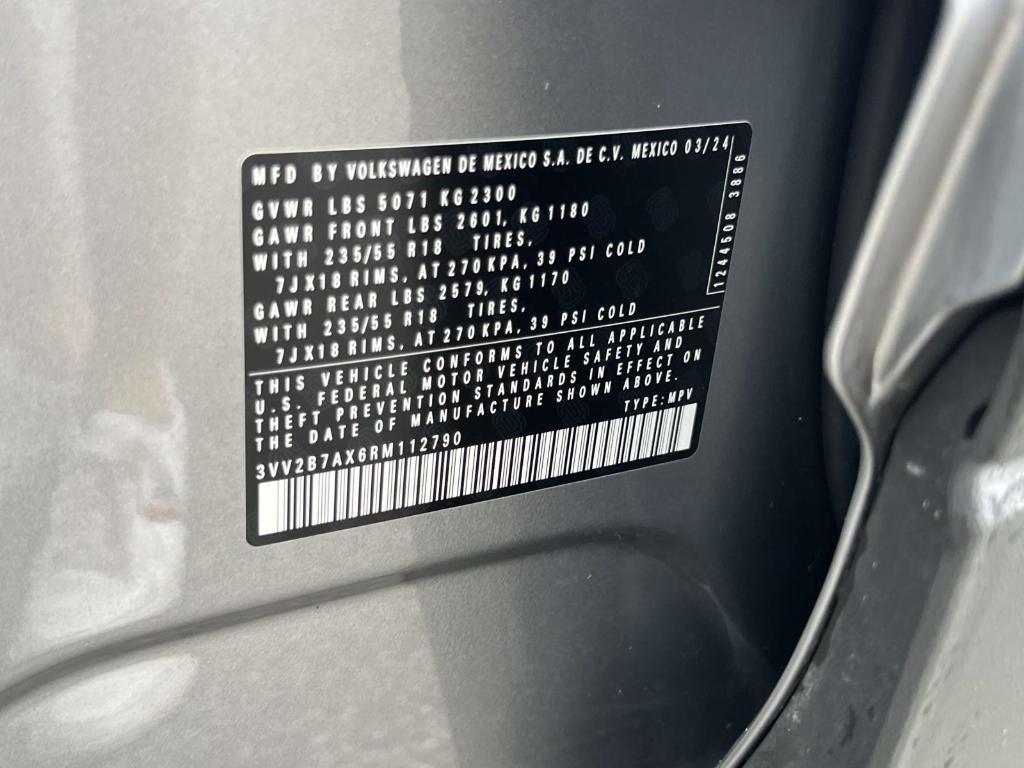 used 2024 Volkswagen Tiguan car, priced at $34,503