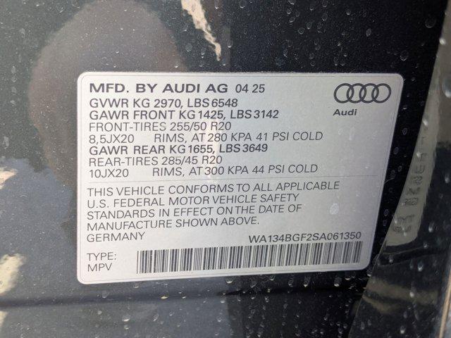 new 2025 Audi Q6 e-tron car, priced at $76,425