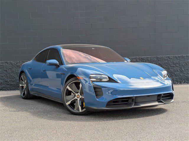 used 2022 Porsche Taycan car, priced at $113,998