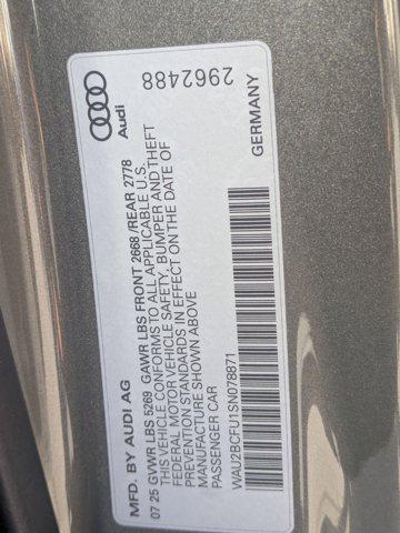 new 2025 Audi A5 car, priced at $56,650