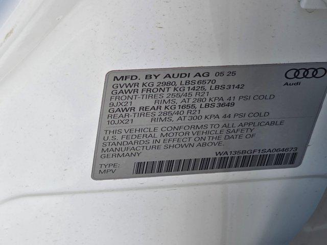 new 2025 Audi SQ6 e-tron car, priced at $84,370