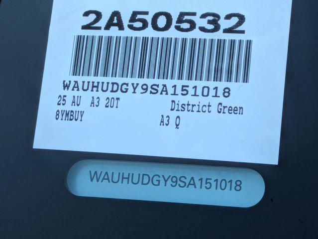 new 2025 Audi A3 car, priced at $47,035