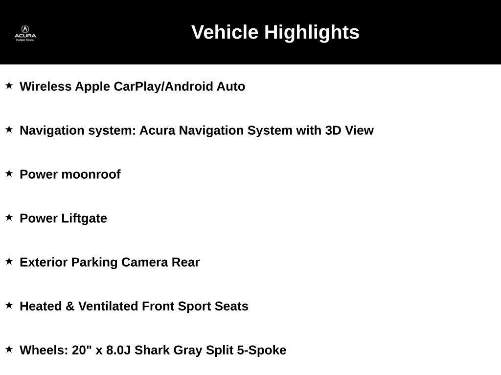 used 2024 Acura RDX car, priced at $45,314