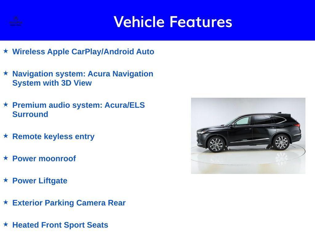 used 2024 Acura MDX car, priced at $49,914