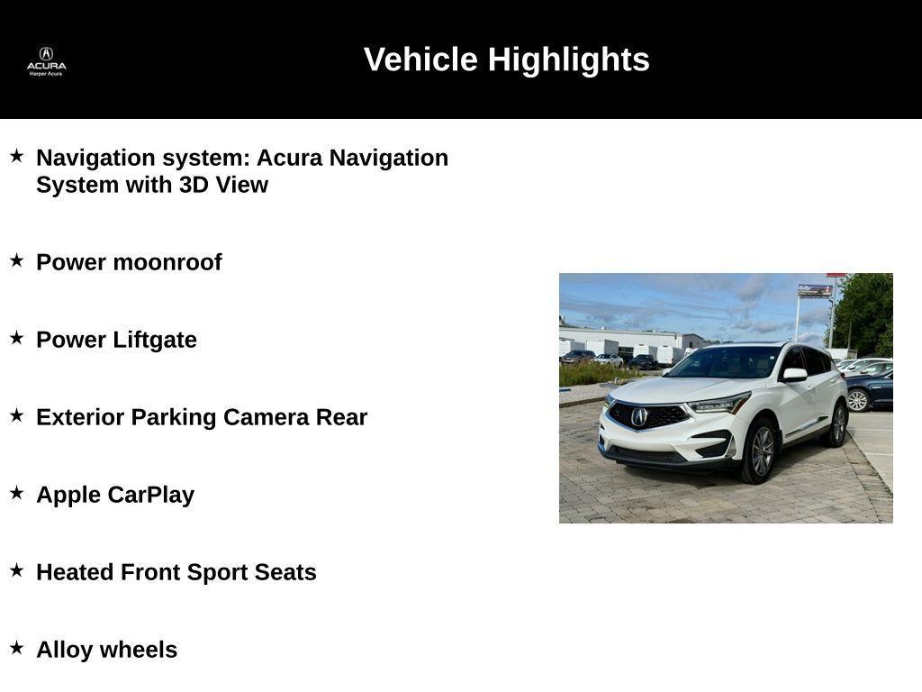 used 2020 Acura RDX car, priced at $23,153